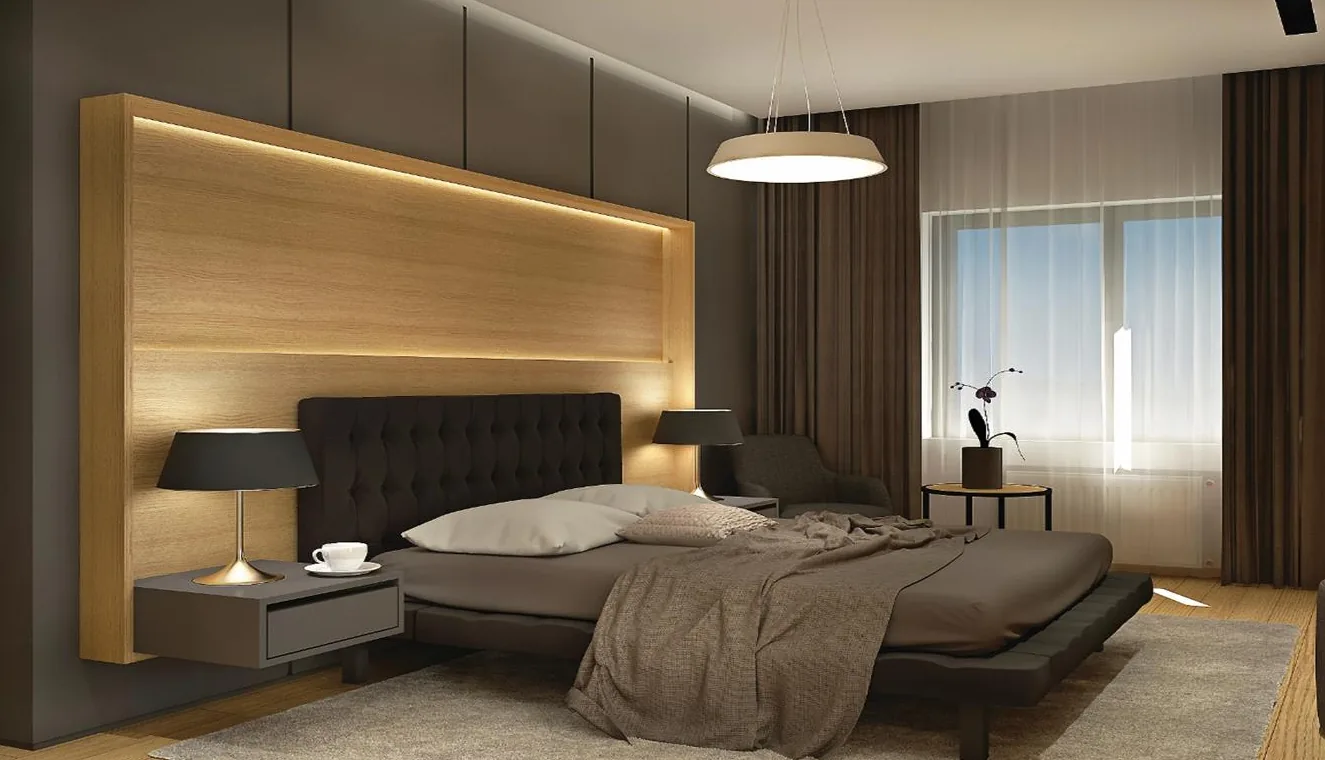 Aksoylar Apartmanı ebeveyn yatak odası