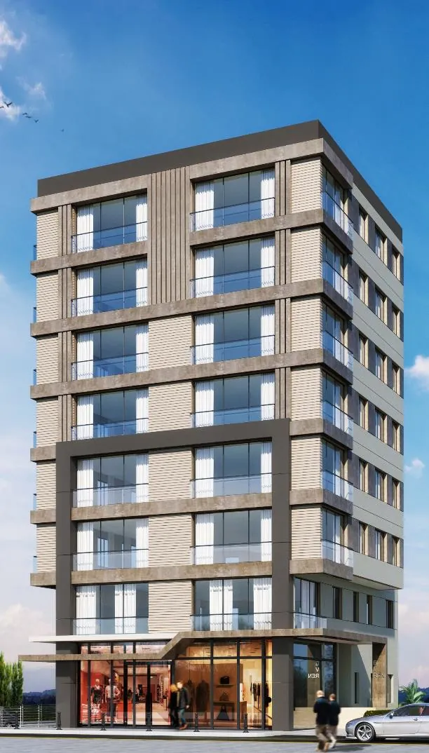 Evren Apartmanı sokak görünümü